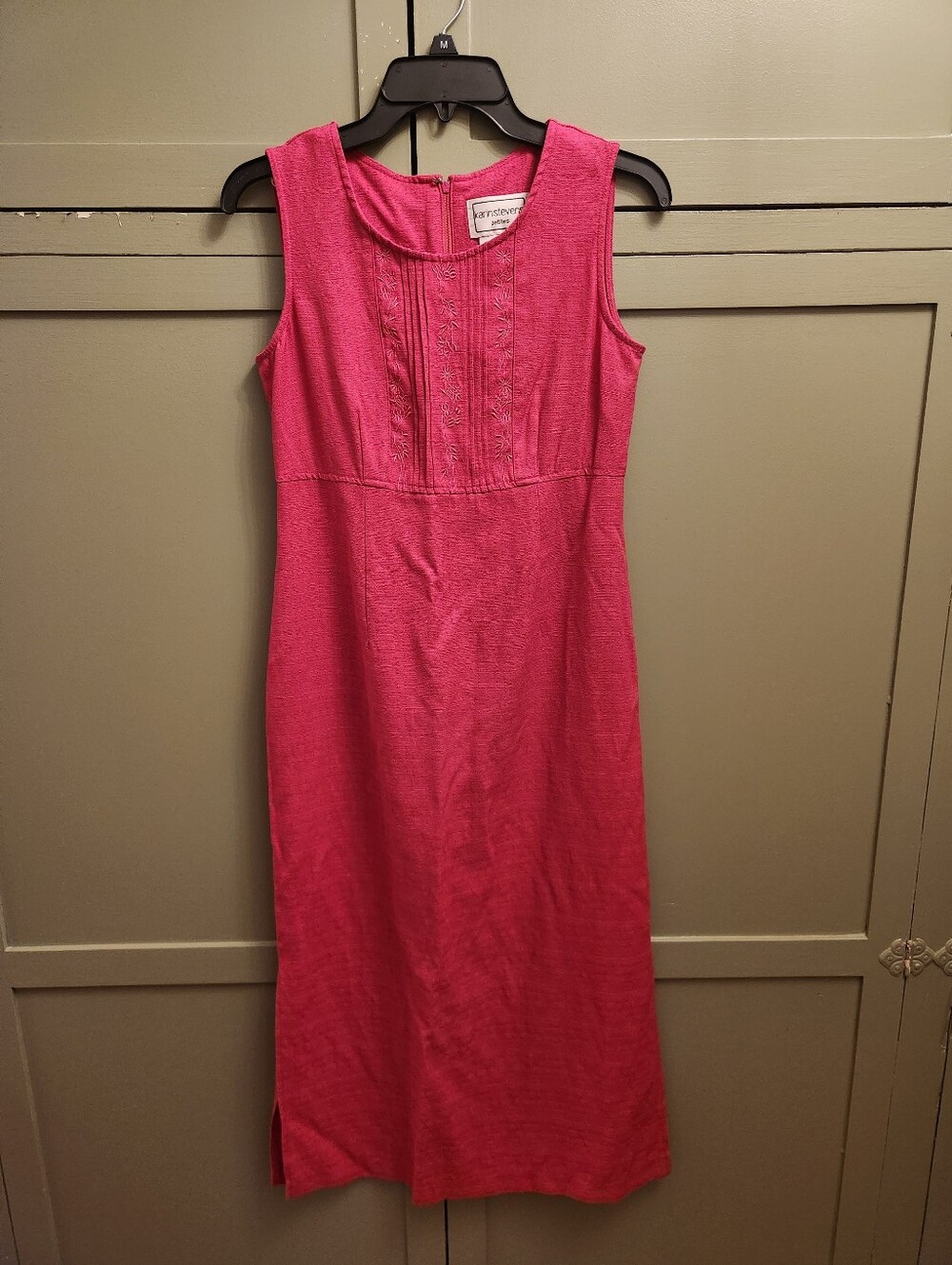 Karin Stevens Sleeveless Hot Pink Dress